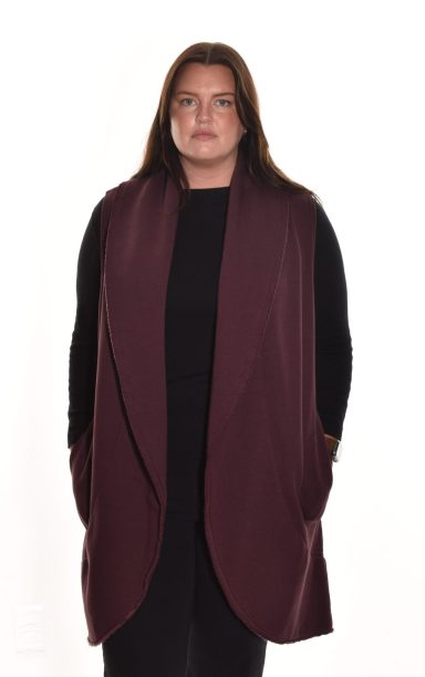 Bryn Walker. The Wrap Vest In Bamboo Fleece.