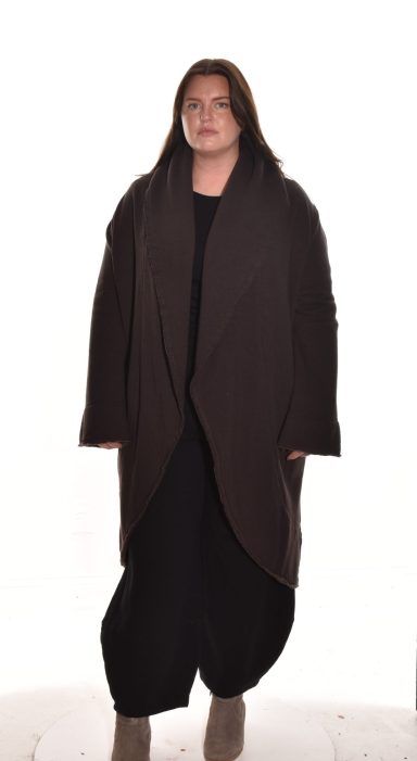 Bryn Walker. The Wrap Coat In Bamboo Fleece.