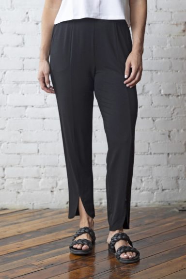 Olivia. By Habitat. Foundation Knits Slim Split Leg pant. #140277.