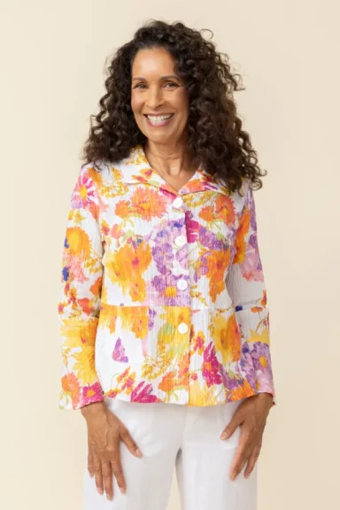 Habitat. Sunflower Patch Flounce Jacket. #41245.