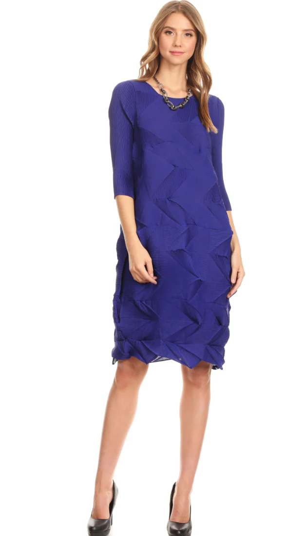 sachin and babi light blue dress Origami Sheath Dress For Women