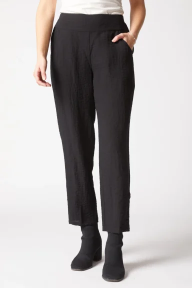 Habitat. Solid Ruched Ankle Pant In Express. #30670.