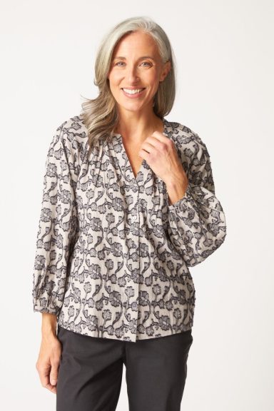 Habitat. Romance Shirt In Floral Jacquard. #15800.