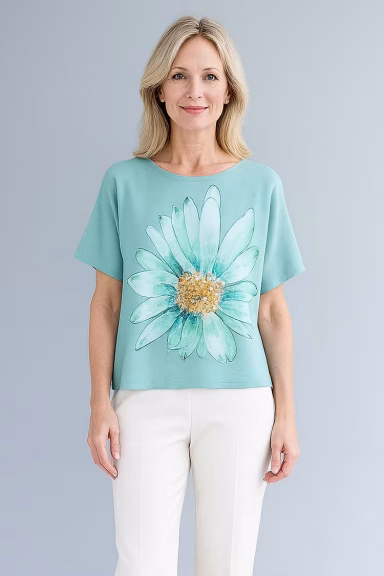 Vanite Couture. Flower Tee. #61775.