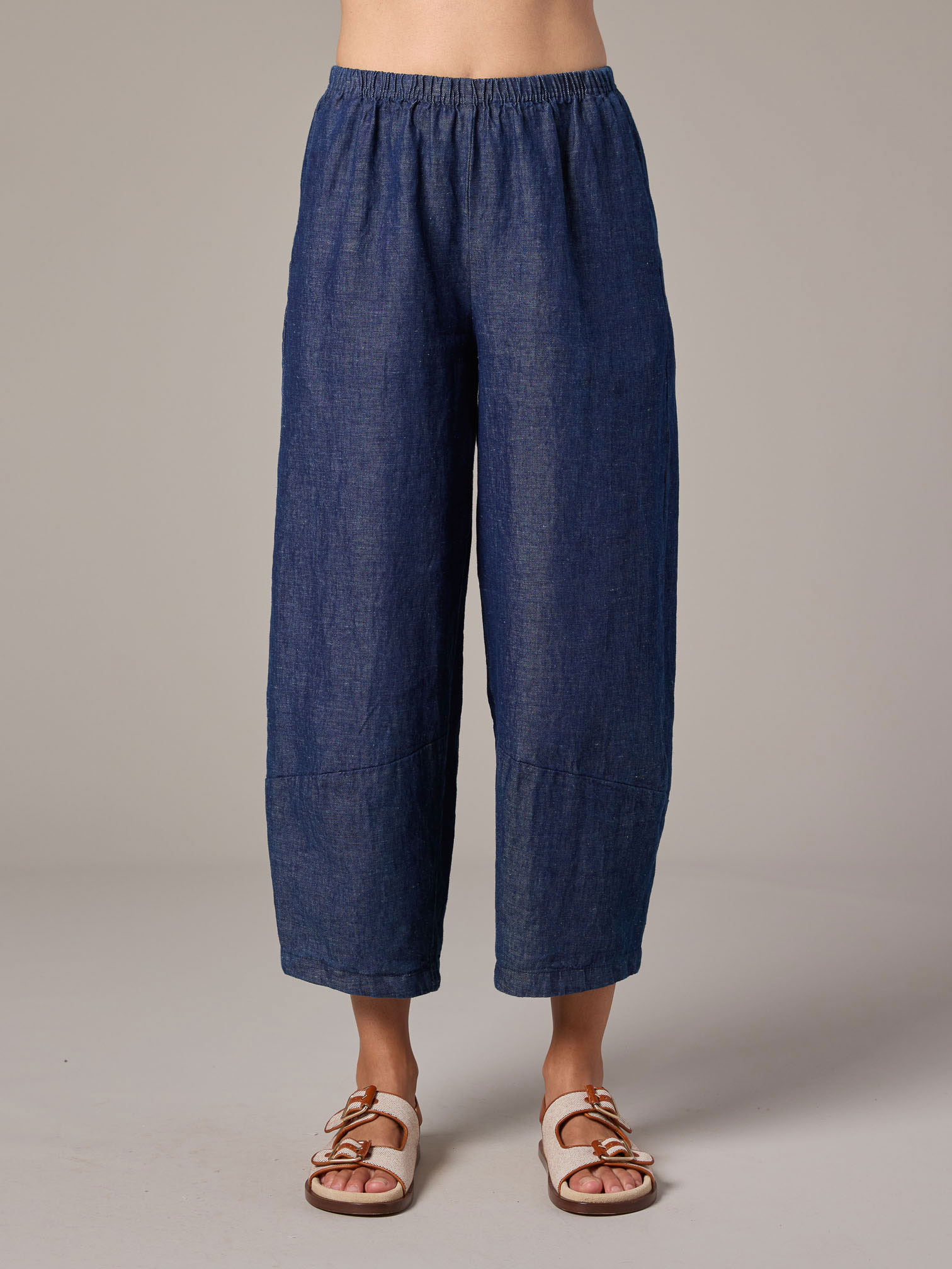 Cut Loose. Lantern Pant In Flax Denim. #0452388. (Special Order).