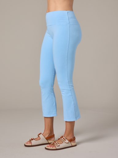 Cut Loose. Kick Flare Legging In Solid Cotton Lycra. #2402973. (Special Order).