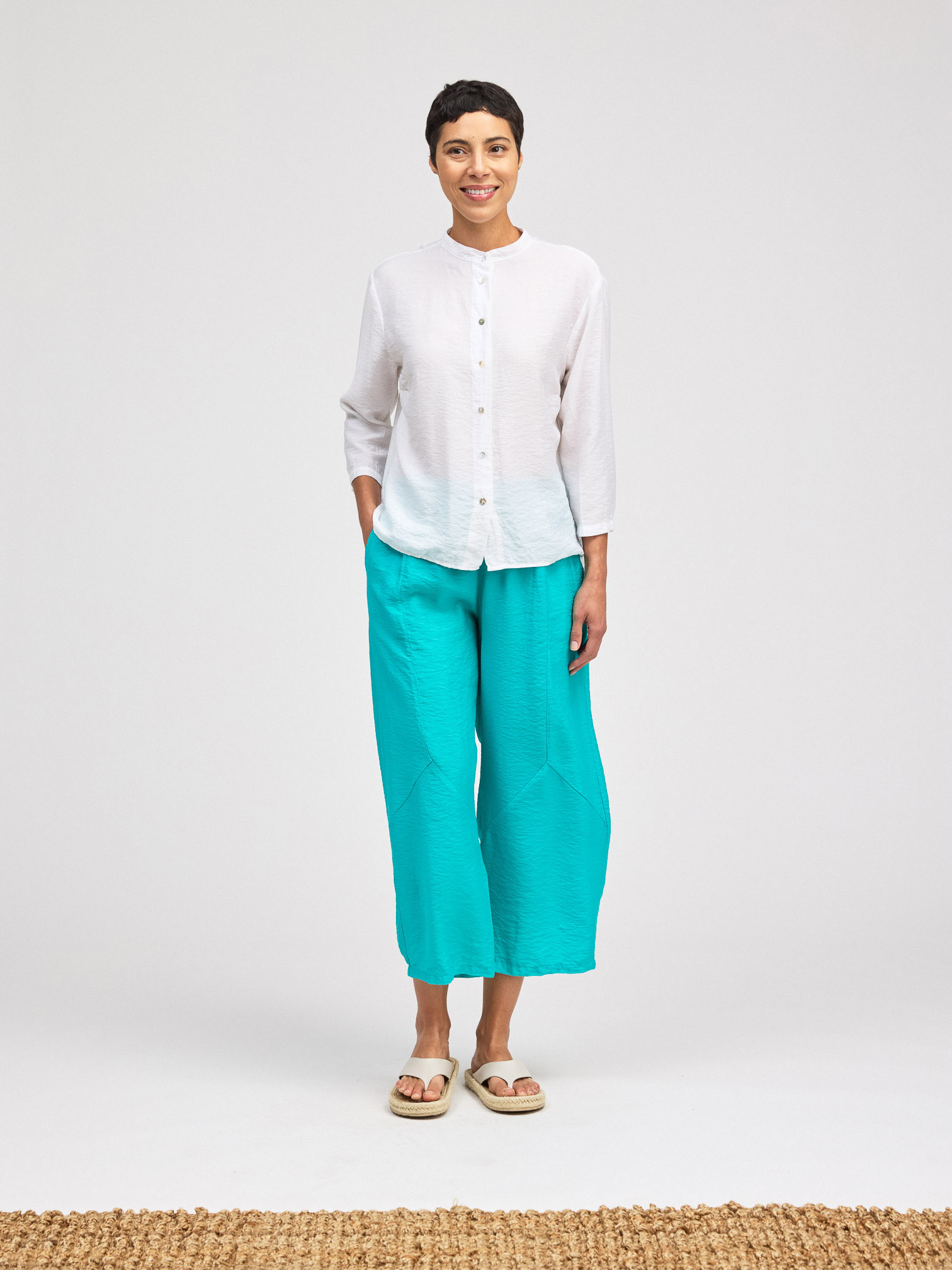 Cut Loose. A-Line Shirt In Rayon Parachute. #6216419.