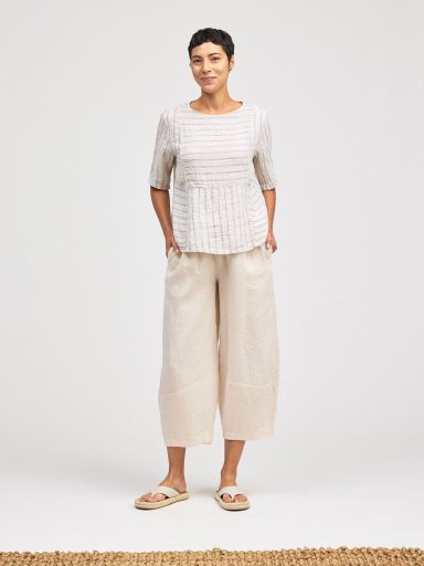 Cut Loose. Lantern Pant In Hanky Linen. #4202388. (Special Order).