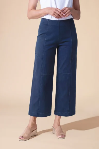 Habitat. Stonewash Cotton Knit Flood Pant. #31567.