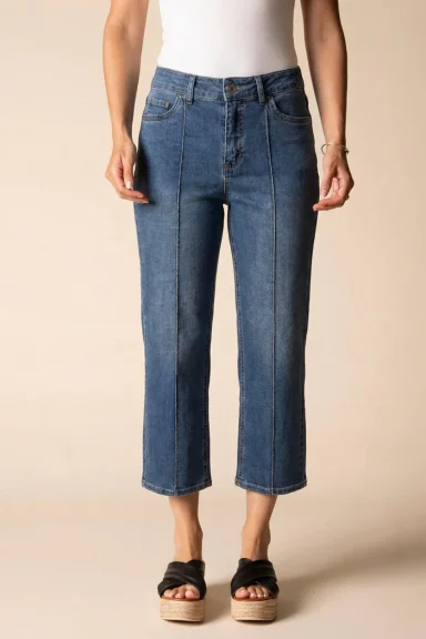 Habitat. Seamed City Crop Jean. #11471.