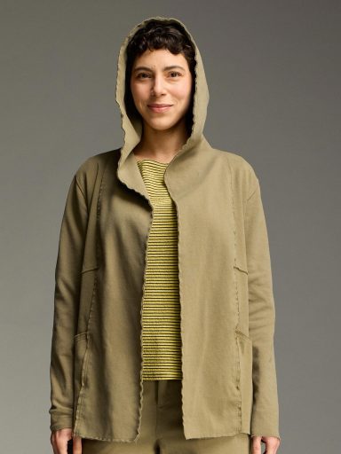 Cut Loose. Hooded Jacket In Ponti. #0608506. (Special Order).