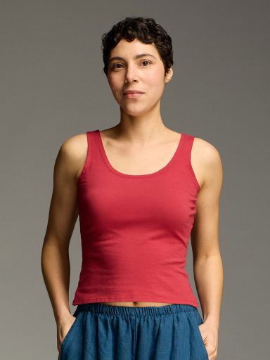 Cut Loose. Short Tank In Light Lycra Jersey. #2015010. (Special Order).